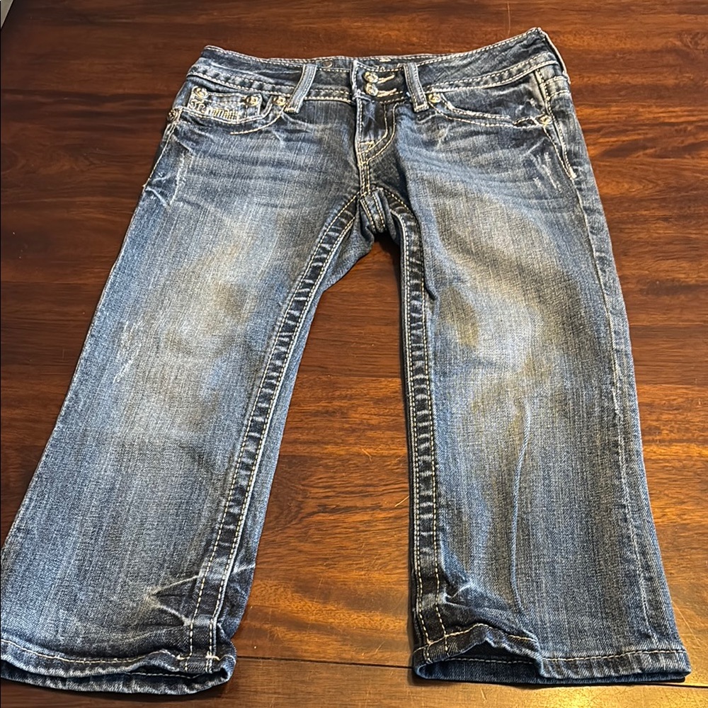 Miss me, girls size 12 denim capris